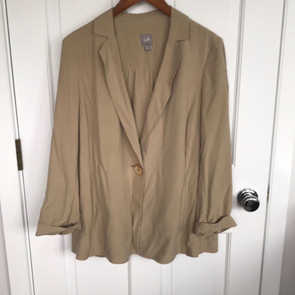 J Jill long light jacket